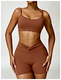 back twist sports bra